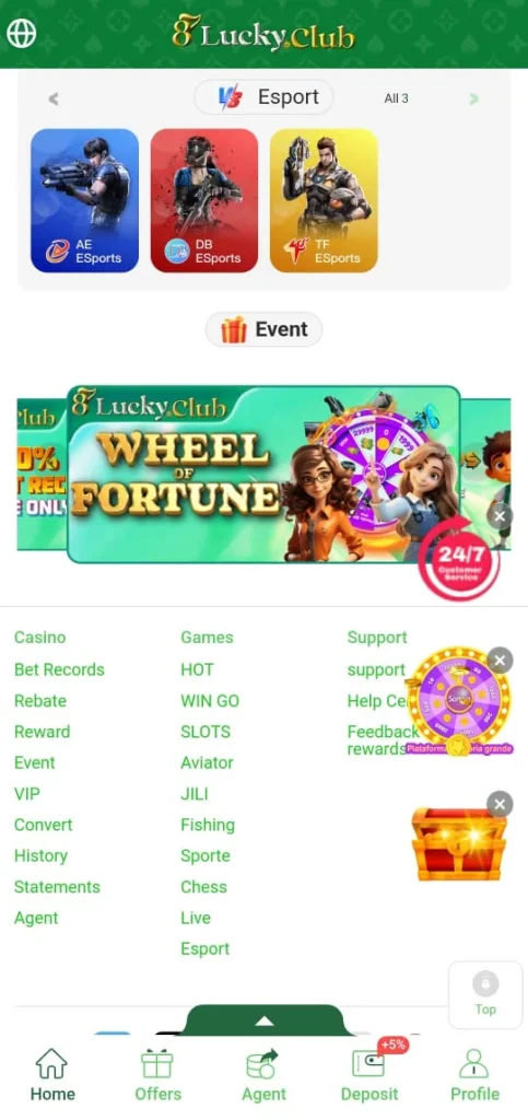 87 Lucky Club Game APK
