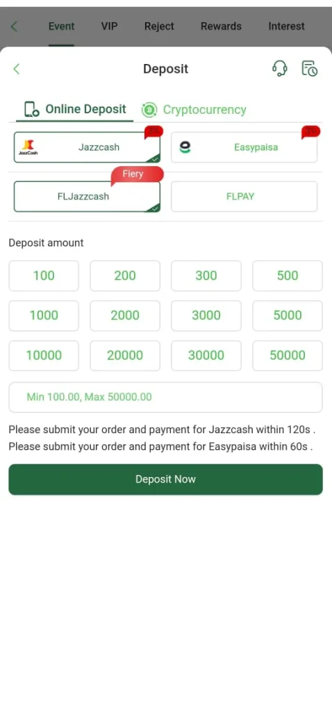 87 Lucky Club Deposit